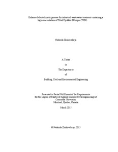 Thesis on industrial wastewater