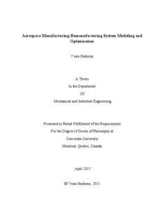 Remanufacturing thesis