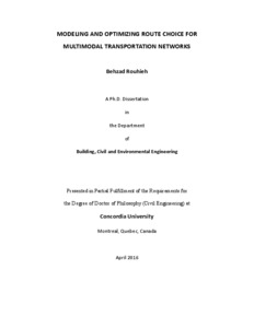 Phd thesis transportation
